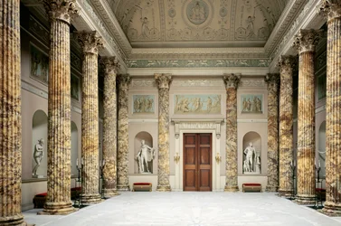 Innenraum der Marmorsaal, Kedleston Hall, Derbyshire